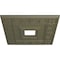 Ekena Millwork Eris Ceiling Medallion (Fits Canopies up to 9 7/8"), 18"W x 18"H x 3 1/2"ID x 1 1/8"P, Spartan Stone CM18ERSSF - alternate 3